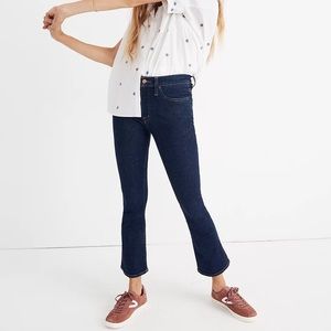 Madewell Cali Denim Boot Cut Dark Wash Jeans Size 27 Tall (27T)